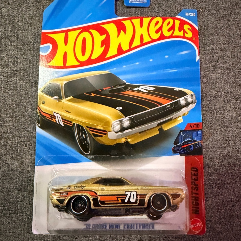 Hot Wheels Gold and Black Die-Cast Car